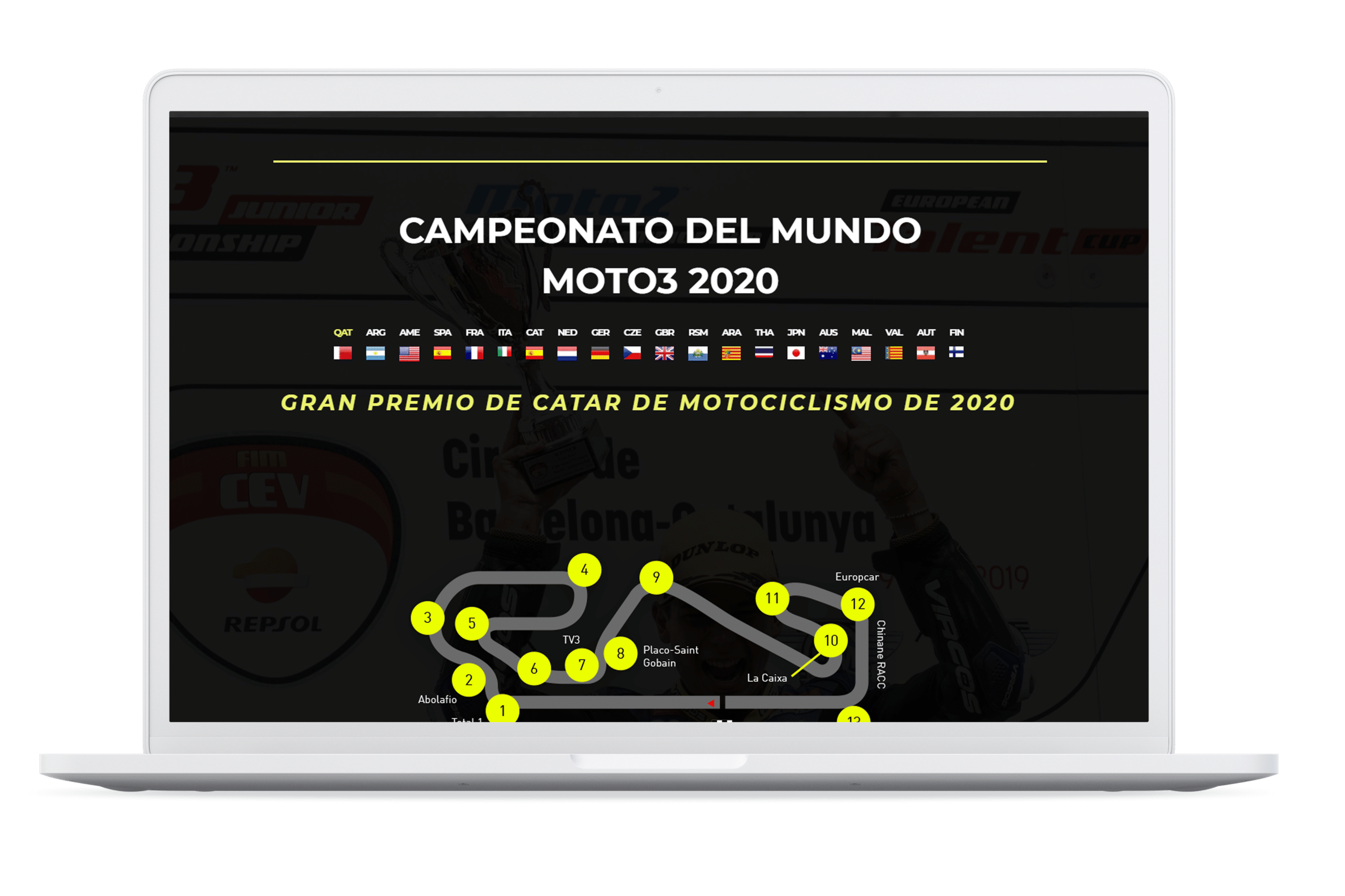Mockup Carlos Tatay - Clay laptop