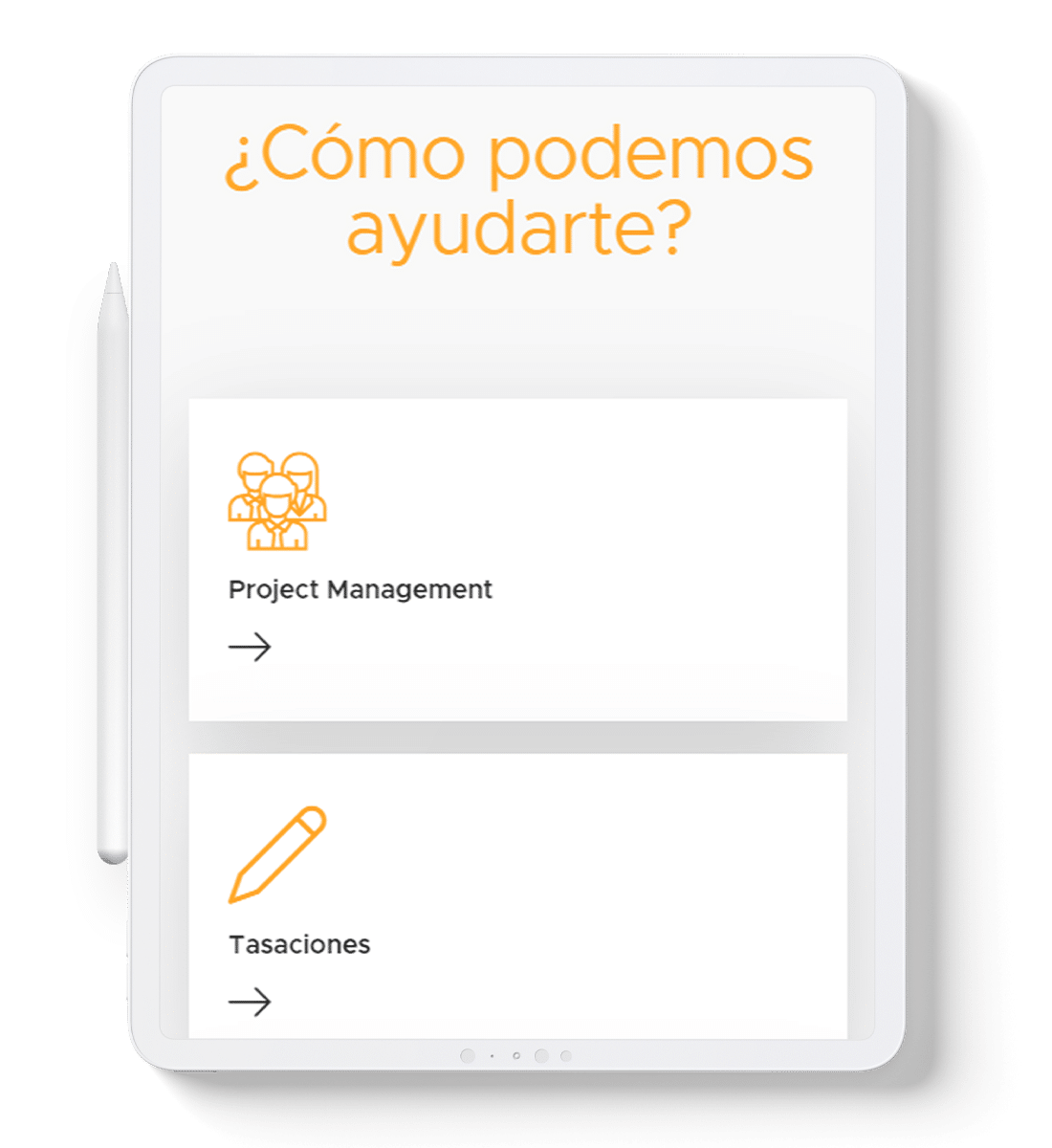 Seccion Arquitectura - Tablet