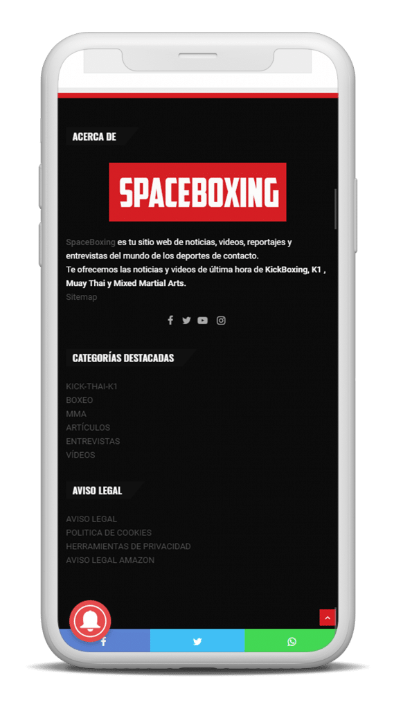 Seccion Boxing - Phone