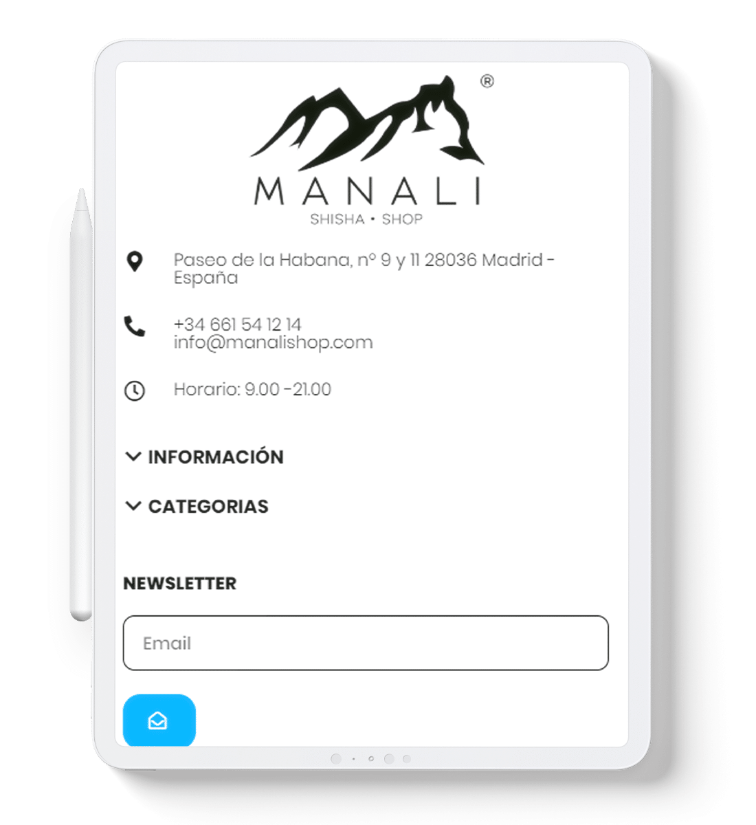 Seccion Manali - Tablet