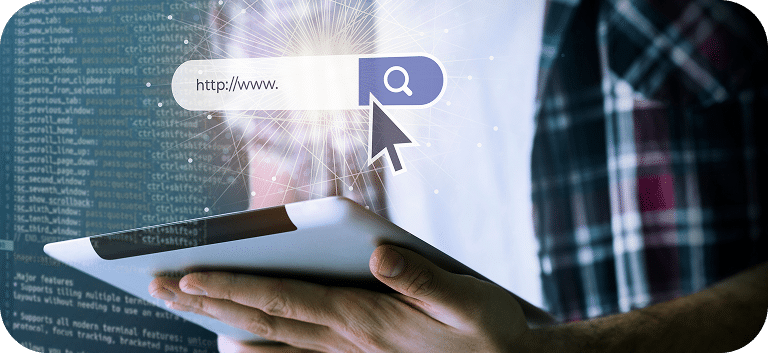 Icono posicionamiento web